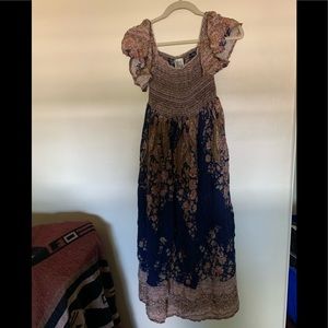 Free People Louise Border Dress NWOT